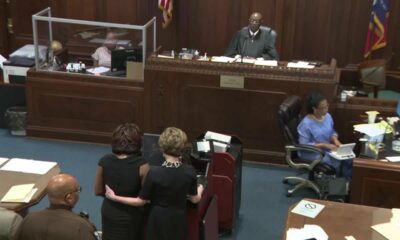 Allison Conaway speaks during Beth Ann White's sentencing