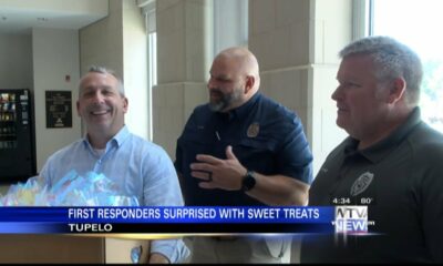 Salvation Army brings sweet treats to first responders