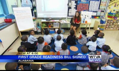 First grade readiness bill signed in Alabama