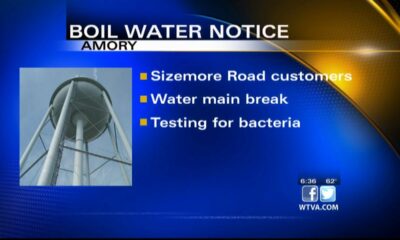 A boil water notice has been issued for part of Amory