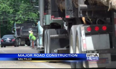 Roadwork in Saltillo causing traffic, parking issues