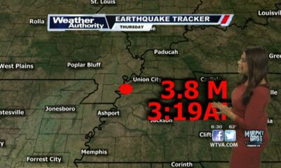 Earthquake recorded early Thursday morning in north Tennessee