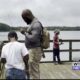 Young anglers head to the lake for a fishing rodeo