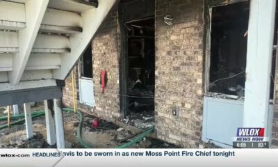 Firemen fight blaze at Sugar Mill Apartments in Gulfport, inspiring young trainees