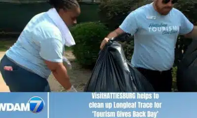 VisitHATTIESBURG helps to clean up Longleaf Trace for ‘Tourism Gives Back Day’