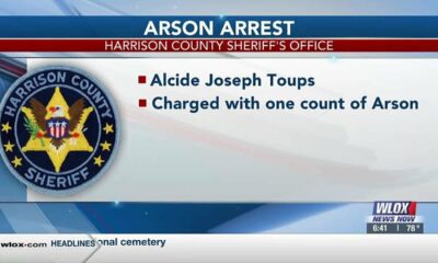 Gulfport man arrested, charged with arson after intentionally setting boat on fire, officials say