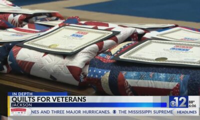 Patriotic quilts made for Mississippi veterans