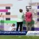 Local artists paint mural at Jackson library
