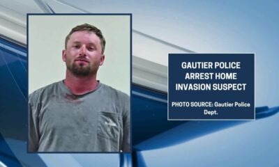 GAUTIER POLICE: Armed suspect found in backyard, accused of burglary and assault