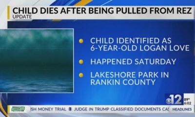 Child who died after being pulled from Rez identified