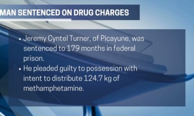 Picayune man sentenced to nearly 15 years on drug charges