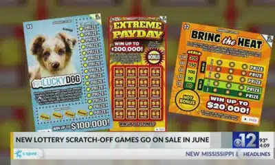 New Mississippi Lottery scratch-off games go on sale in June 2024