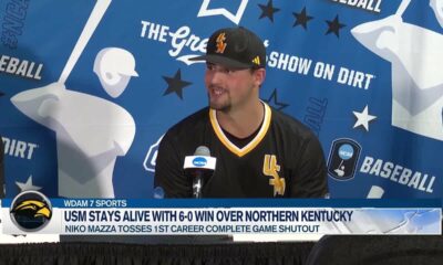 USM's Mazza twirls complete-game gem, Golden Eagles top N. Kentucky, 6-0