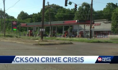 Woman shot at Jackson gas station