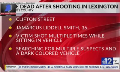 Man shot, killed while sitting inside car in Lexington