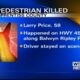 Pedestrian killed Saturday morning in Prentiss County