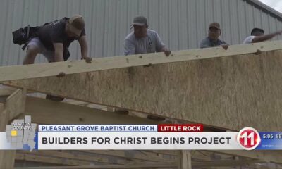 Builders for Christ begins project for Pine Grove Baptist Church in Little Rock