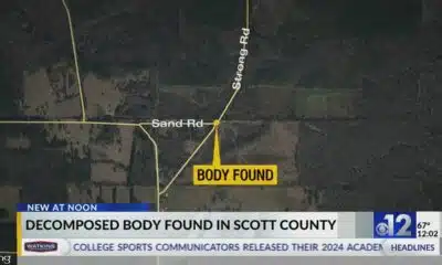 Body discovered by person picking up metal in Mississippi