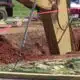 Repairs are underway for the sinkhole on 18th Ave.