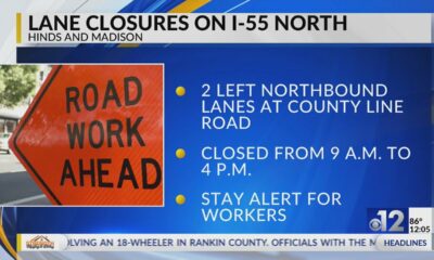 I-55 lanes closed for resurfacing project in Jackson area