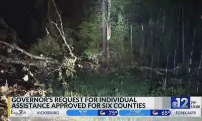 Six Mississippi counties approved for assistance from April storms