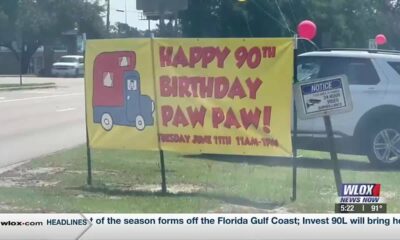 Dub Herring, "Paw Paw" of Paw Paw's Campers & Cars, celebrates 90th birthday