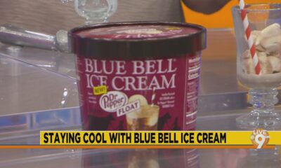 Staying cool with Blue Bell ice cream