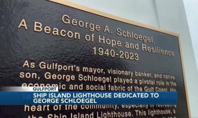 Former Gulfport mayor George Schloegel honored with lighthouse dedication