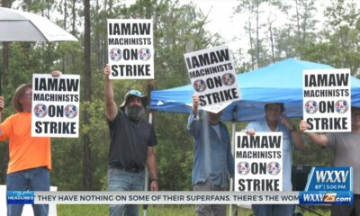 Workers at S3 in Stennis Space Center on strike