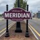 New signage up in Downtown Meridian