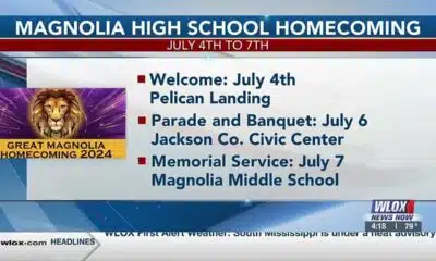 Happening July 4-7: Magnolia High School Homecoming in Moss Point