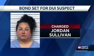 A bond is set for a DUI suspect in Gluckstadt