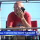 Double-amputee braves the heat to raise funds for fellow veterans