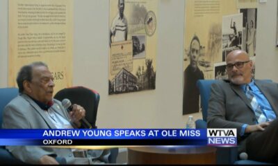 Civil rights leader Andrew Young speaks at Ole Miss
