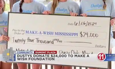 DUSTY'S CHECK PRESENTATION
