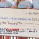 DUSTY'S CHECK PRESENTATION