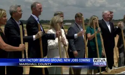 Ground broken Friday on battery cell plant in Marshall County