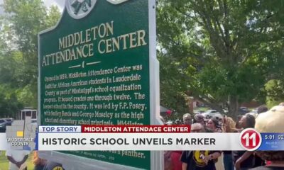 Middleton Attendance Center historic marker