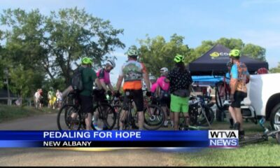 Bicyclists pedal for hope during ninth annual event on the Tanglefoot Trail