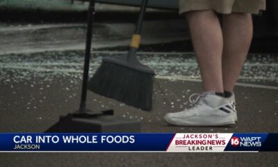 Car crashes into Whole Foods