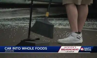 Car crashes into Whole Foods