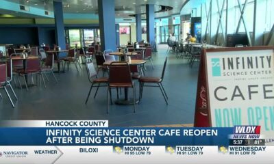 The Infinity Science Center reopens popular cafe