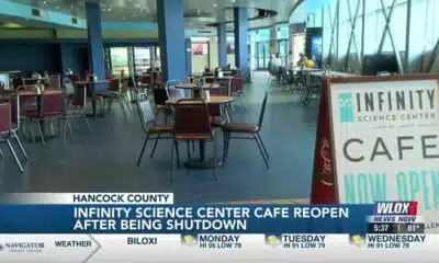 The Infinity Science Center reopens popular cafe