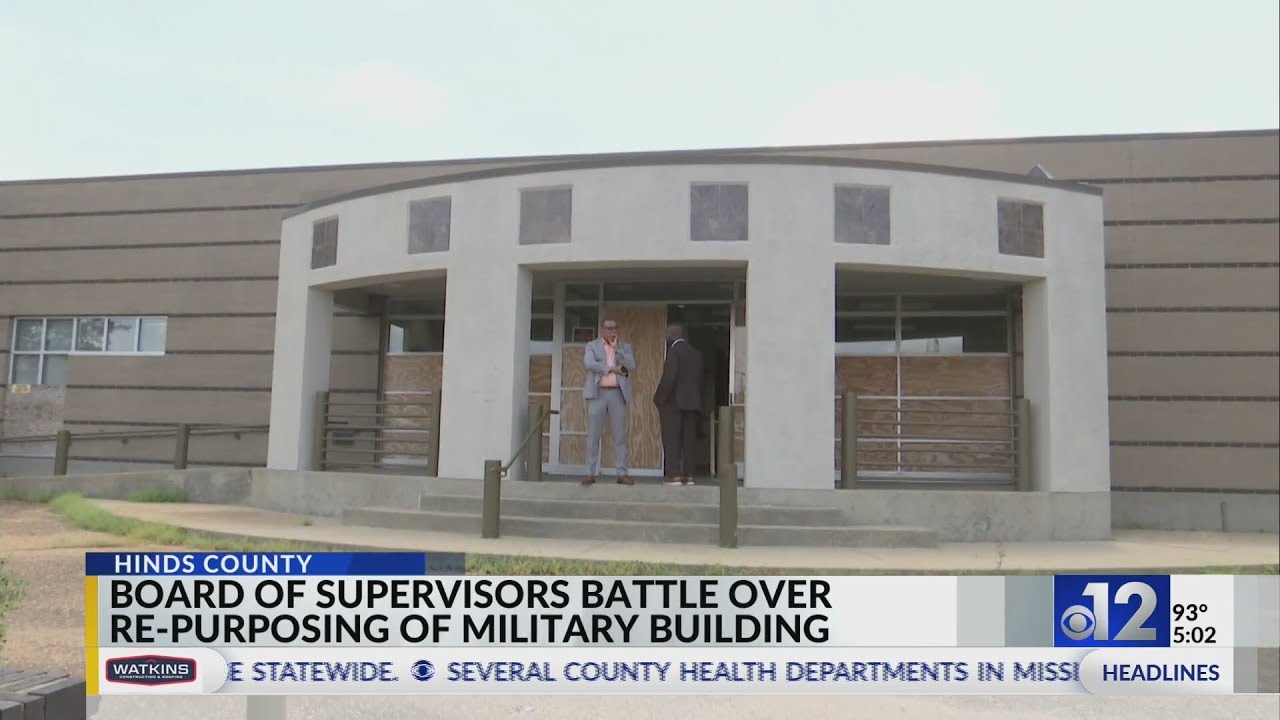 Hinds County supervisors want to move election commission to old military processing building