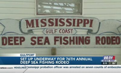 Set up underway for the 76th annual Deep Sea Fishing Rodeo