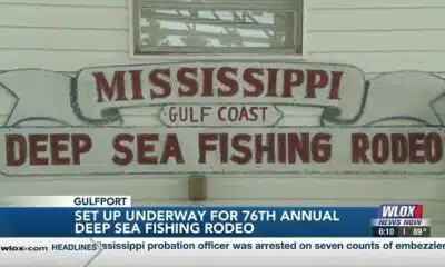 Set up underway for the 76th annual Deep Sea Fishing Rodeo
