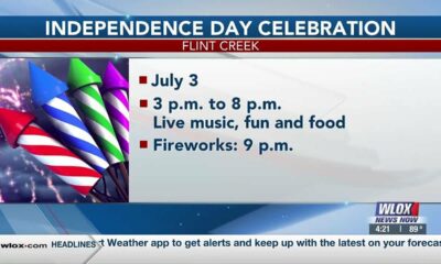 Happening July 3: Flint Creek Water Park hosting Independence Day Celebration with music, food, a...