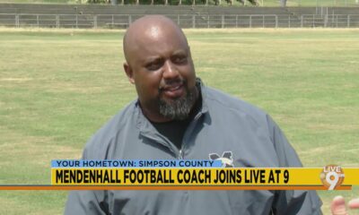 Mendenhall football coach joins Live at 9