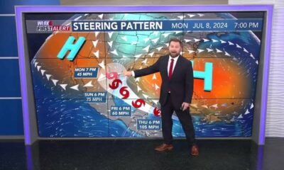 Tropical Update: Beryl heads for southwest Gulf, tracking Invest 96L