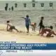 Families spend July 4 holiday at the beach